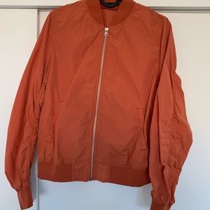 UNIQLO Women’s Orange Lightweight Bomber Jacket